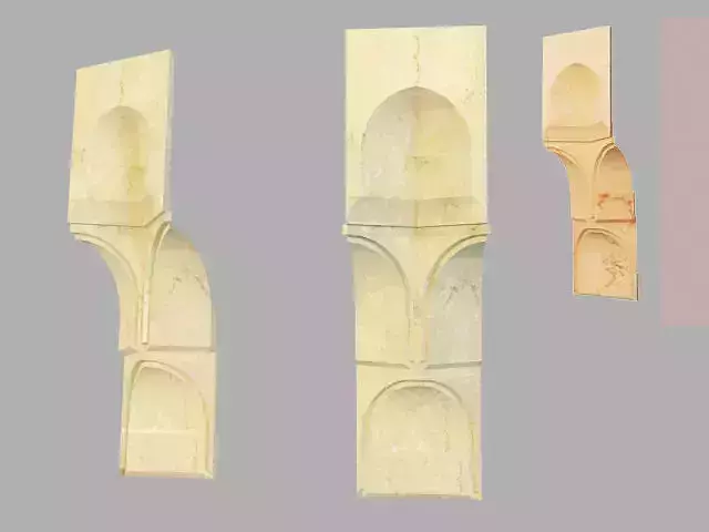 ISLAMIC MOUQRNSES Low-poly 3D model