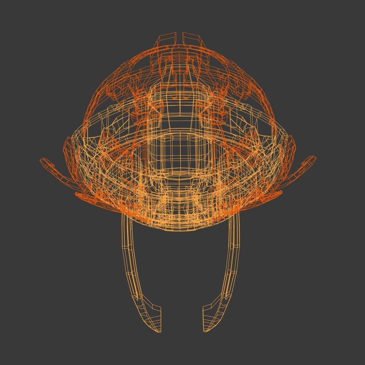 Alien Drone  Low-poly 3D model_17