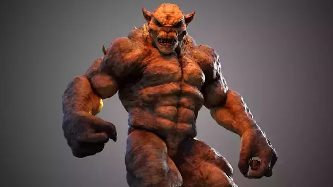 Humanoid Biped Monster  3D model