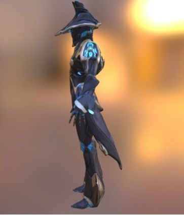 Limbo futuristic spaceship art 3D model_6