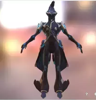 Limbo futuristic spaceship art 3D model