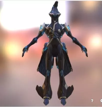 Limbo futuristic spaceship art 3D model_0