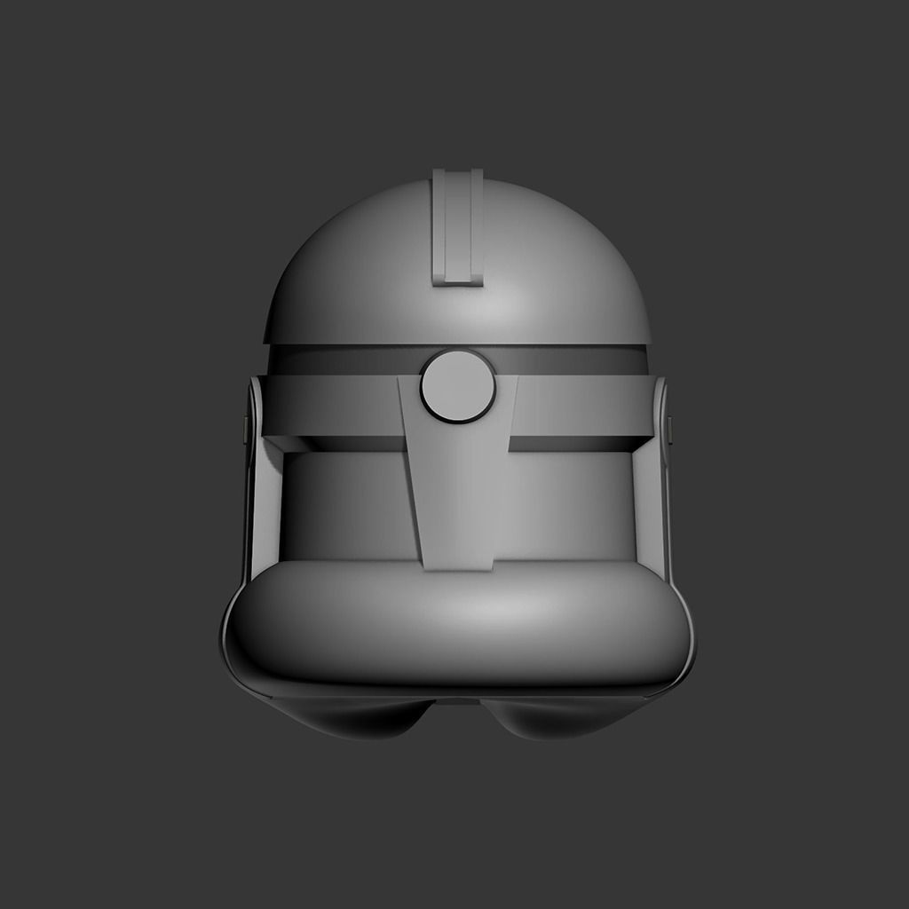 Phase 2 Clone Wars Series Cosplay Helmet 3D print model_4