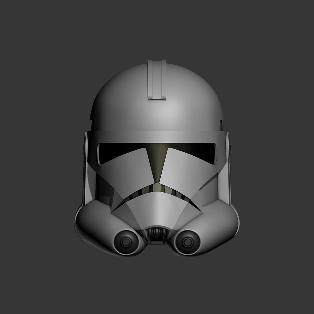 Phase 2 Clone Wars Series Cosplay Helmet 3D print model_2