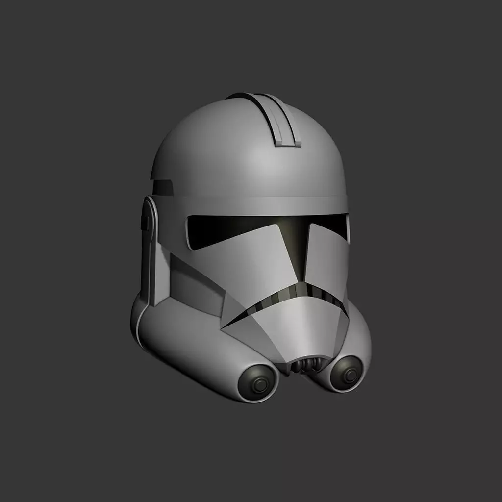 Phase 2 Clone Wars Series Cosplay Helmet 3D print model_0