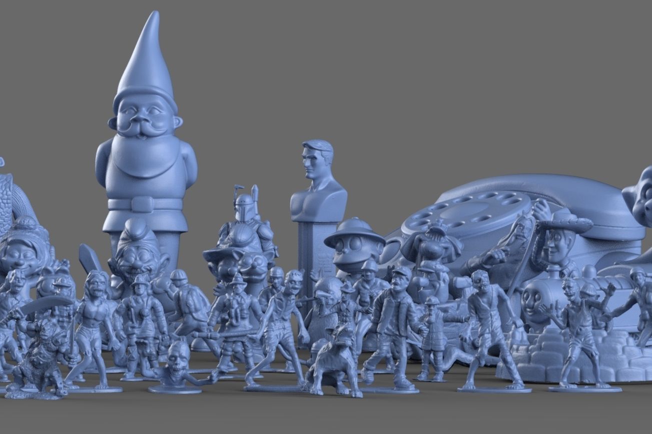 Nostalgic 90s Toy Collection 3D model_13