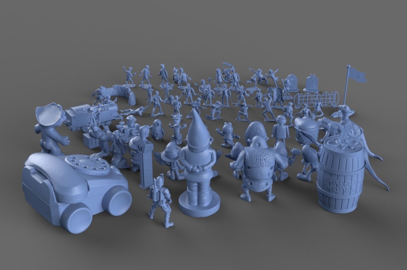 Nostalgic 90s Toy Collection 3D model_5