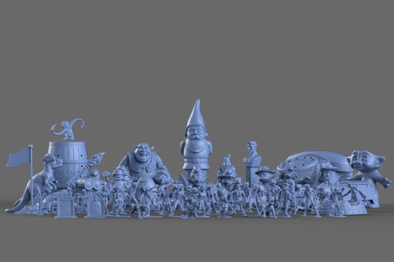 Nostalgic 90s Toy Collection 3D model_10