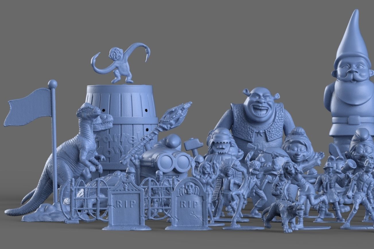 Nostalgic 90s Toy Collection 3D model_11
