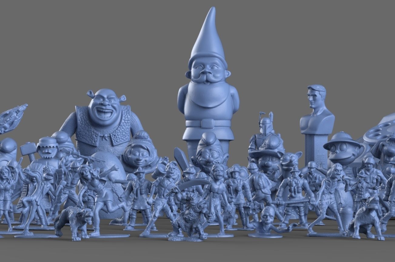 Nostalgic 90s Toy Collection 3D model_12