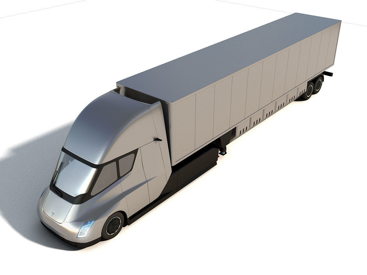 Tesla Semi Truck 3D model_5