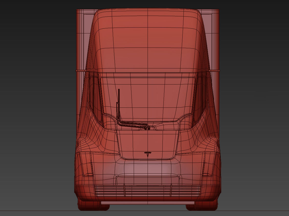 Tesla Semi Truck 3D model_13