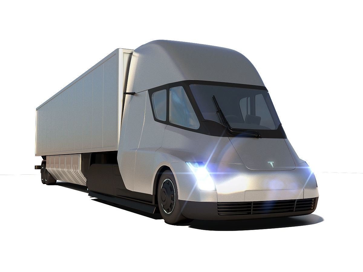 Tesla Semi Truck 3D model_1