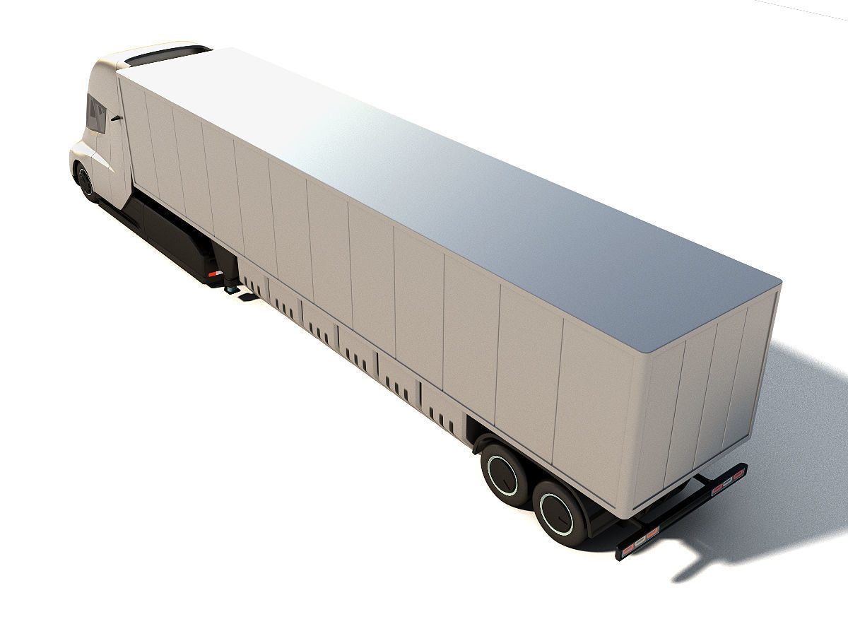 Tesla Semi Truck 3D model_4