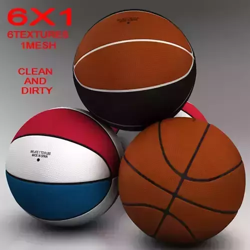 Standard basketball ball