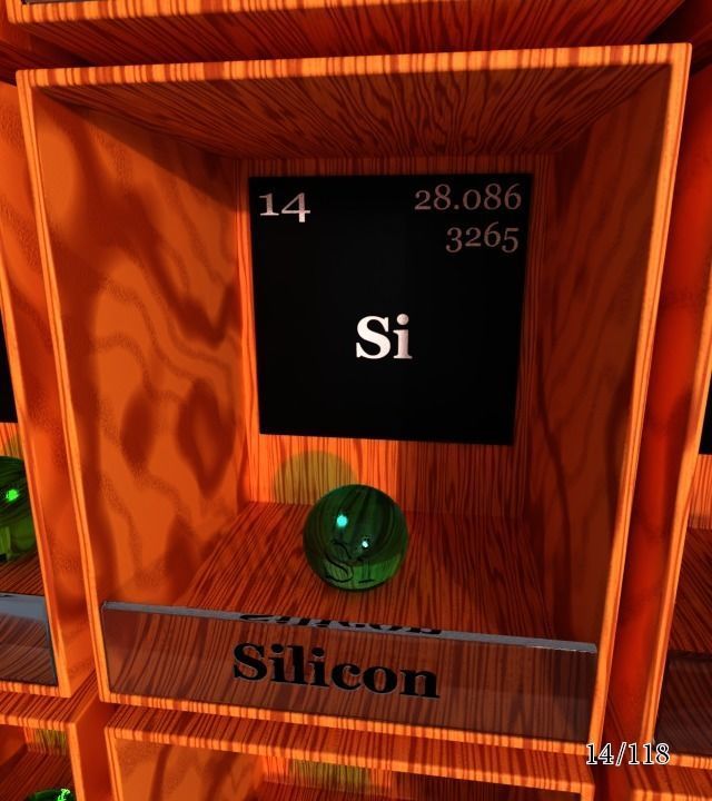 Periodic table of elements Mendeley Low-poly 3D model_20