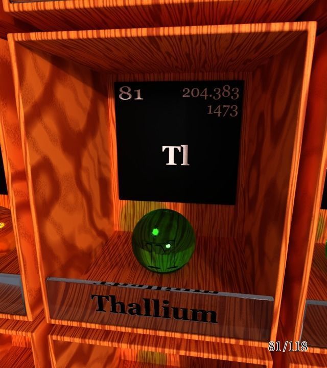 Periodic table of elements Mendeley Low-poly 3D model_87
