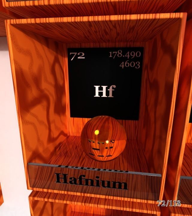 Periodic table of elements Mendeley Low-poly 3D model_78