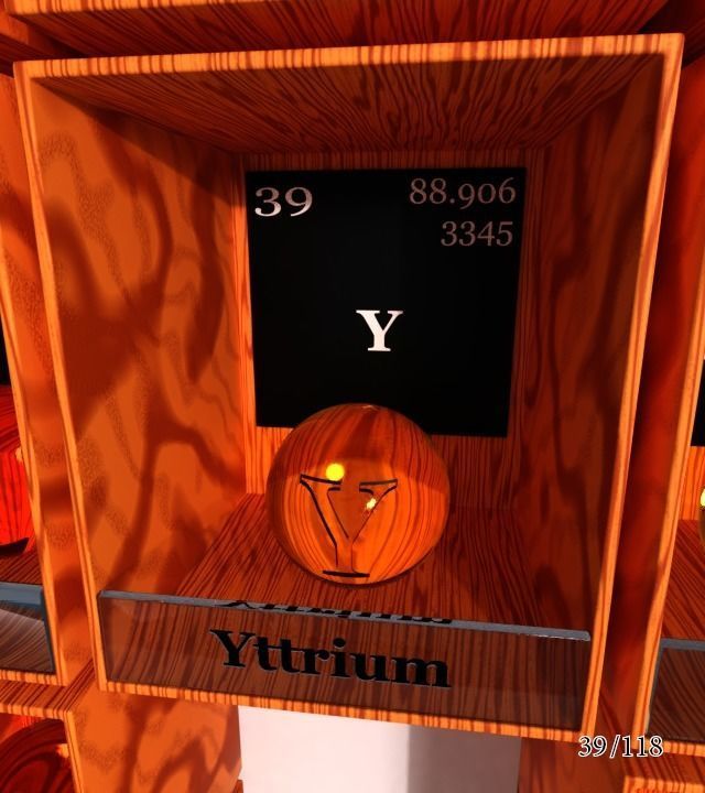 Periodic table of elements Mendeley Low-poly 3D model_45