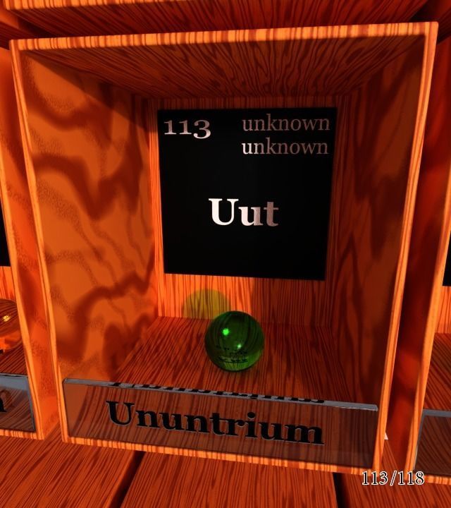 Periodic table of elements Mendeley Low-poly 3D model_119