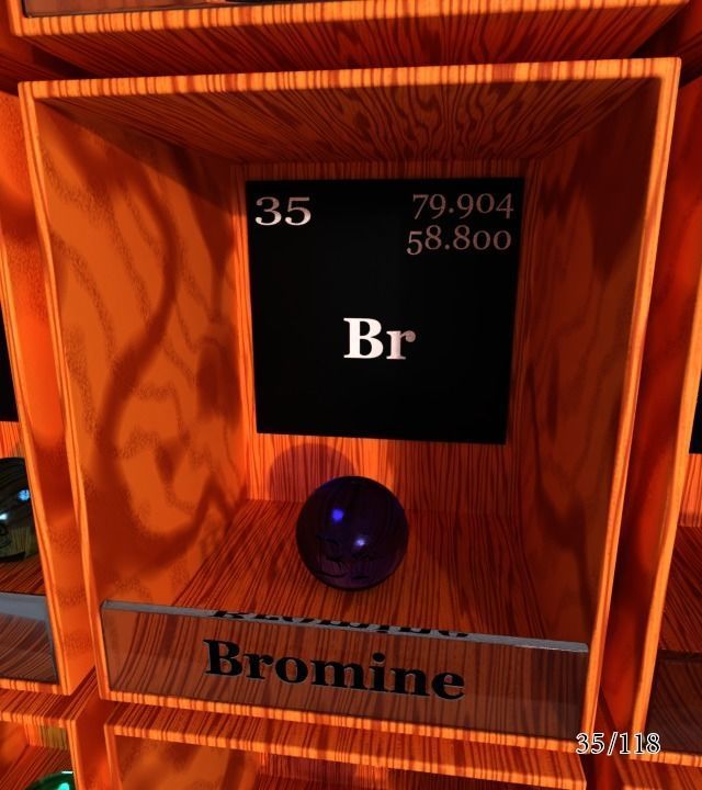 Periodic table of elements Mendeley Low-poly 3D model_41