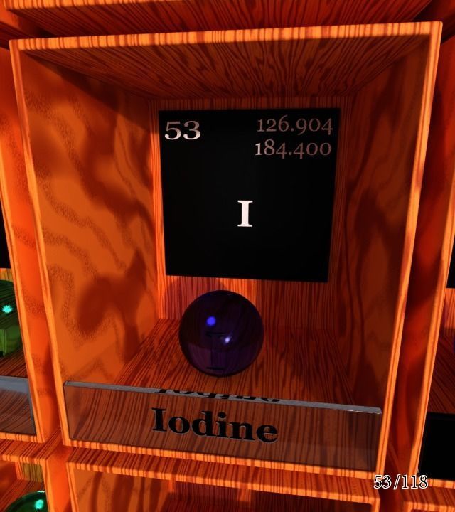 Periodic table of elements Mendeley Low-poly 3D model_59