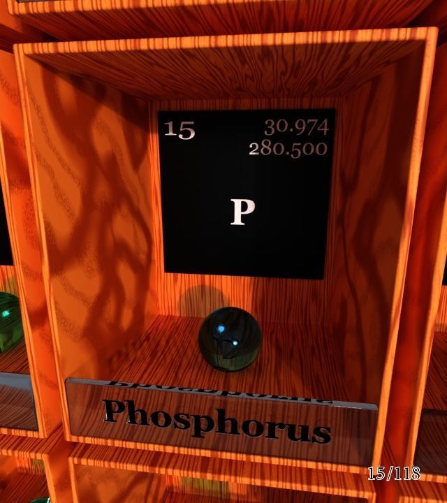 Periodic table of elements Mendeley Low-poly 3D model_21