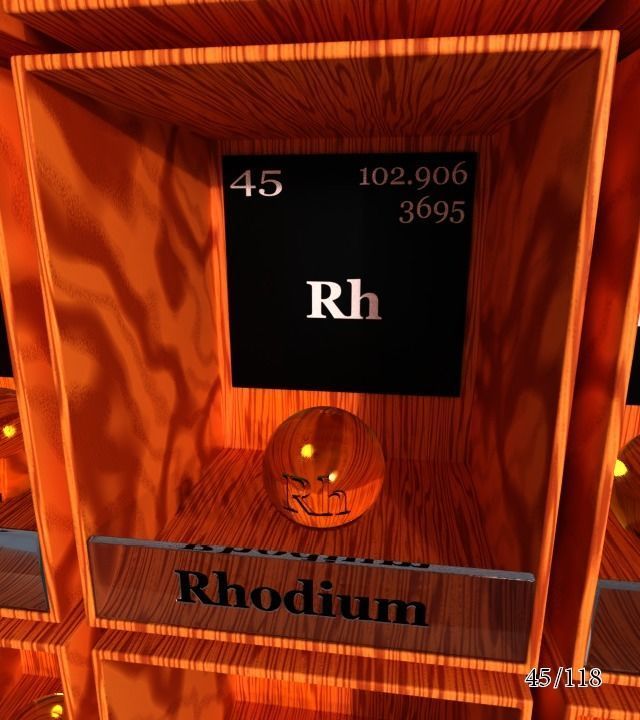 Periodic table of elements Mendeley Low-poly 3D model_51