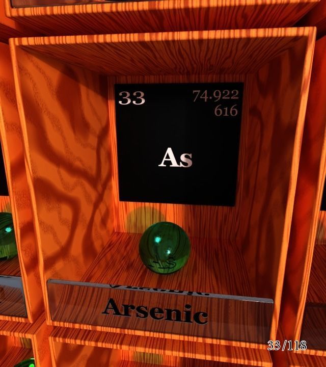 Periodic table of elements Mendeley Low-poly 3D model_39