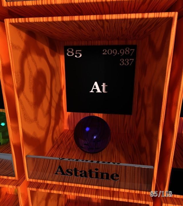 Periodic table of elements Mendeley Low-poly 3D model_91