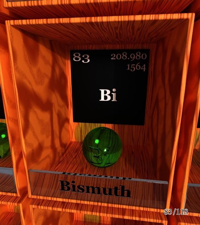 Periodic table of elements Mendeley Low-poly 3D model_89