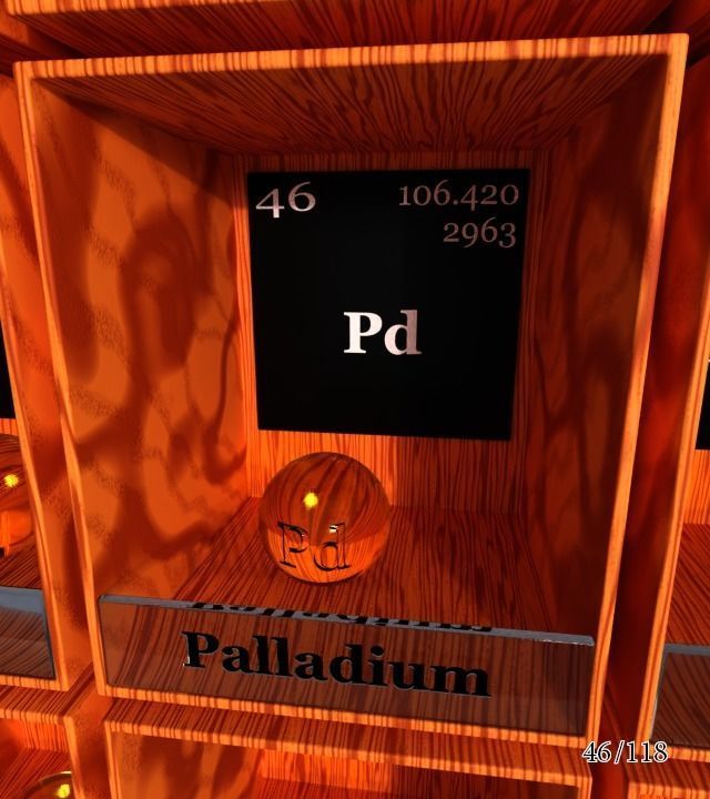 Periodic table of elements Mendeley Low-poly 3D model_52