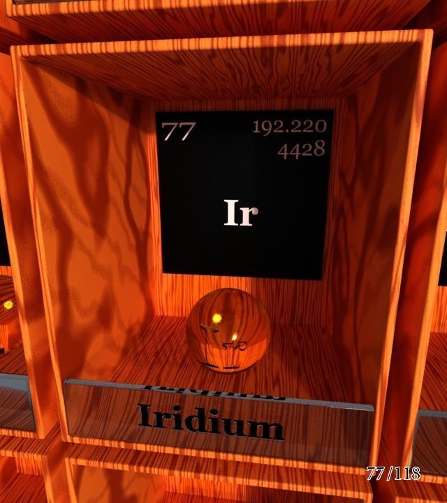 Periodic table of elements Mendeley Low-poly 3D model_83