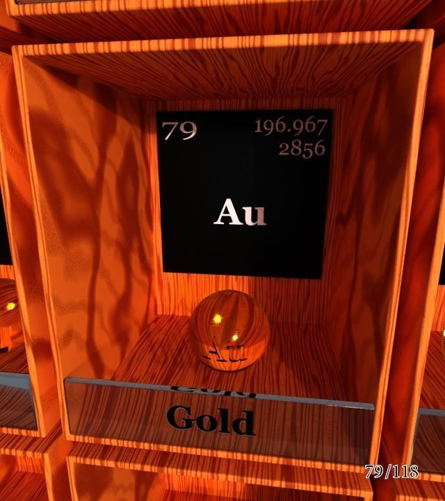 Periodic table of elements Mendeley Low-poly 3D model_85