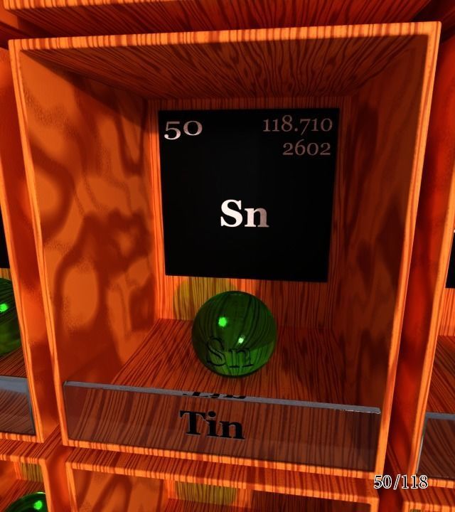 Periodic table of elements Mendeley Low-poly 3D model_56