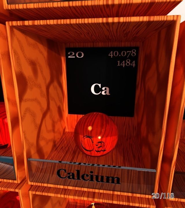 Periodic table of elements Mendeley Low-poly 3D model_26