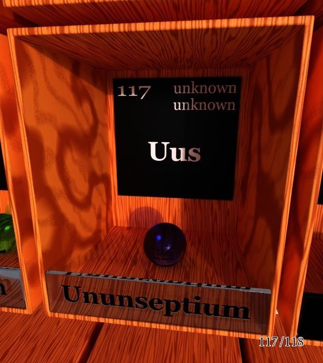 Periodic table of elements Mendeley Low-poly 3D model_123