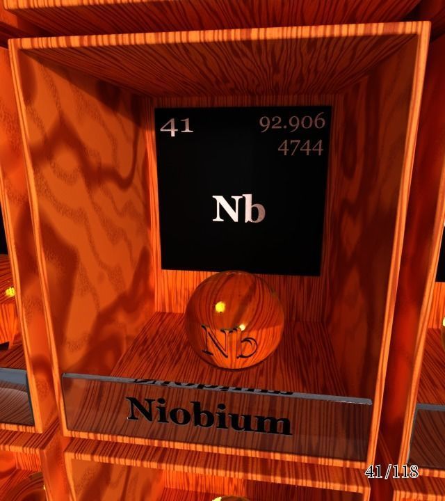 Periodic table of elements Mendeley Low-poly 3D model_47