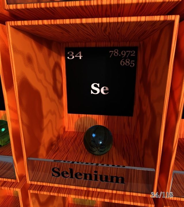 Periodic table of elements Mendeley Low-poly 3D model_40
