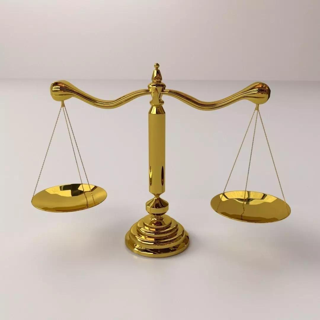 Antique Scales 3D model_0