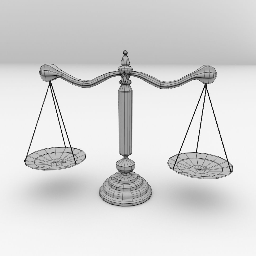 Antique Scales 3D model_4
