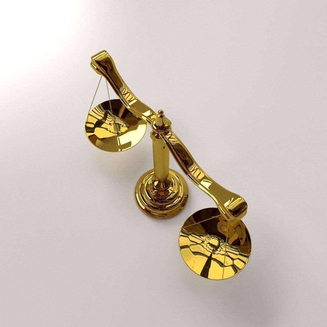 Antique Scales 3D model_1