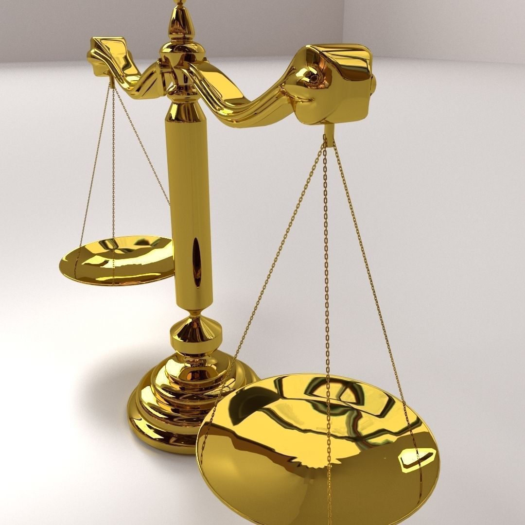 Antique Scales 3D model_2