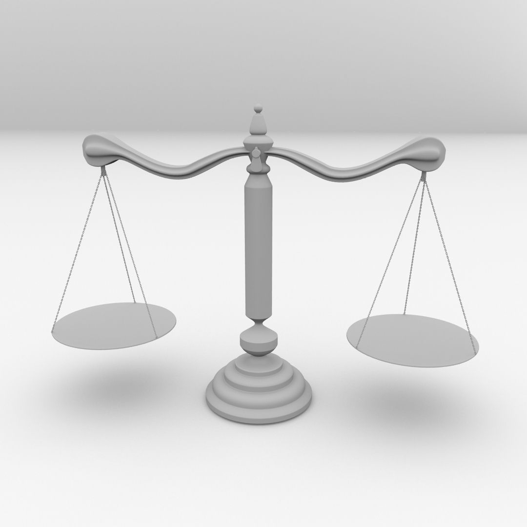 Antique Scales 3D model_3