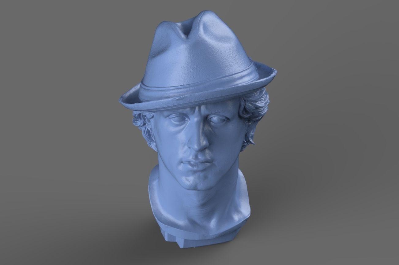 Rocky Balboa Bust 3D model_9