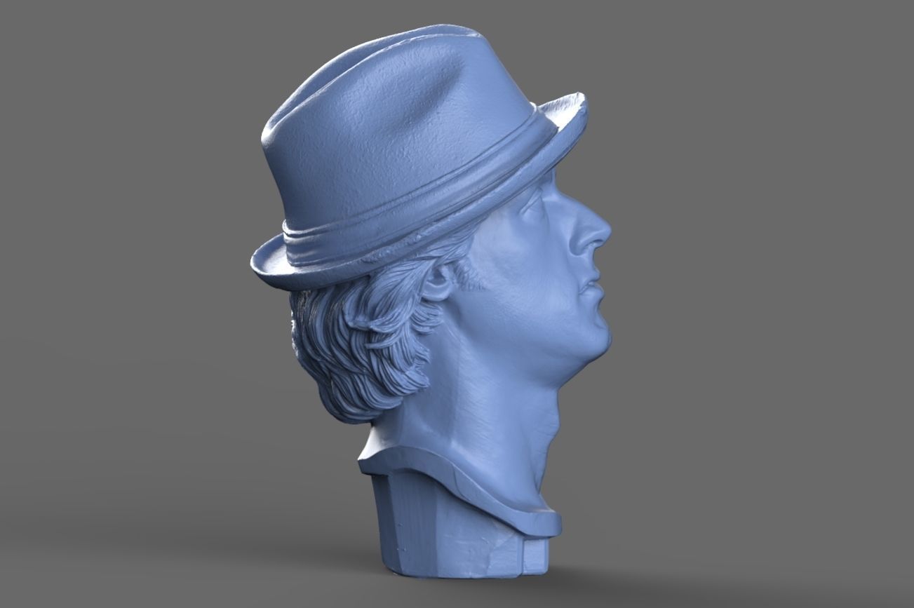 Rocky Balboa Bust 3D model_6