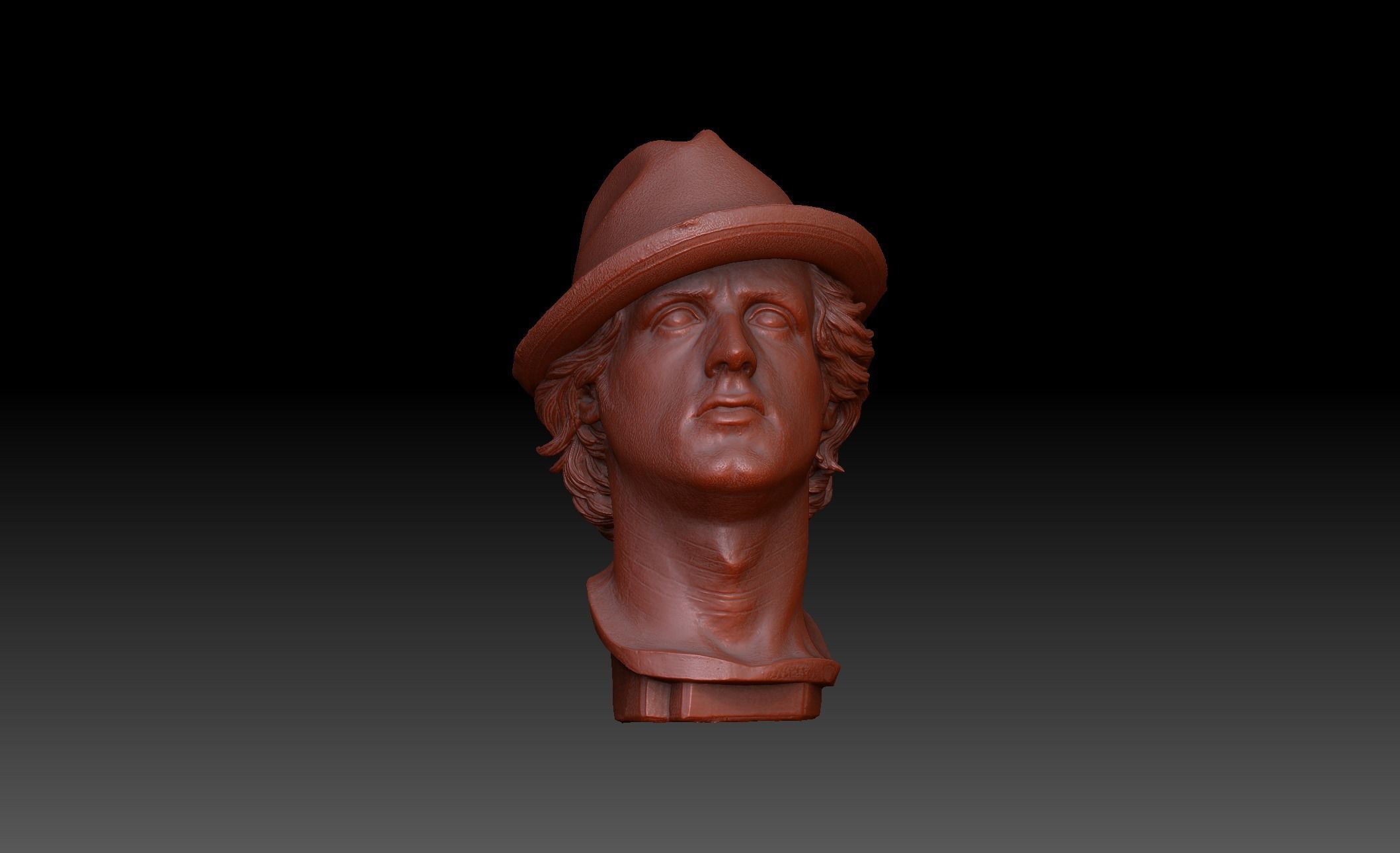 Rocky Balboa Bust 3D model_14