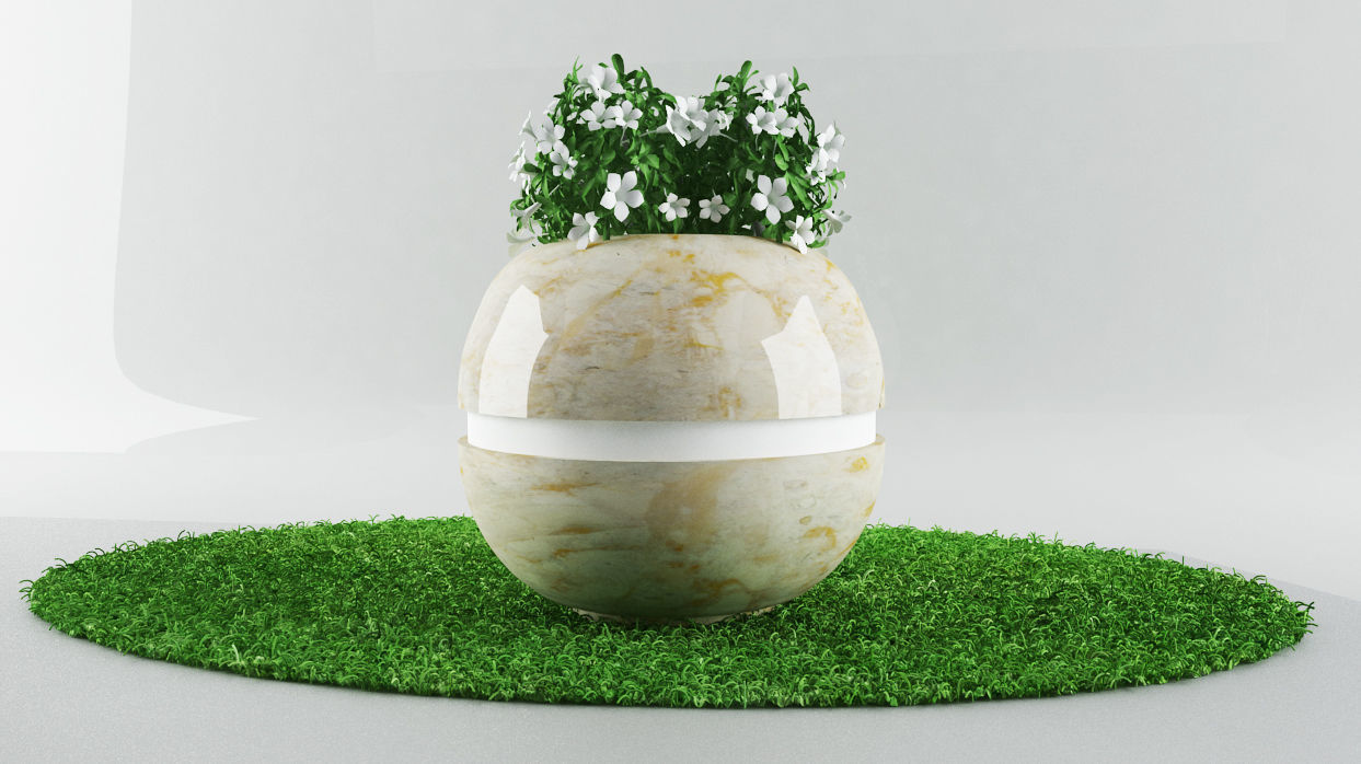 garden plants Free low-poly 3D model_2