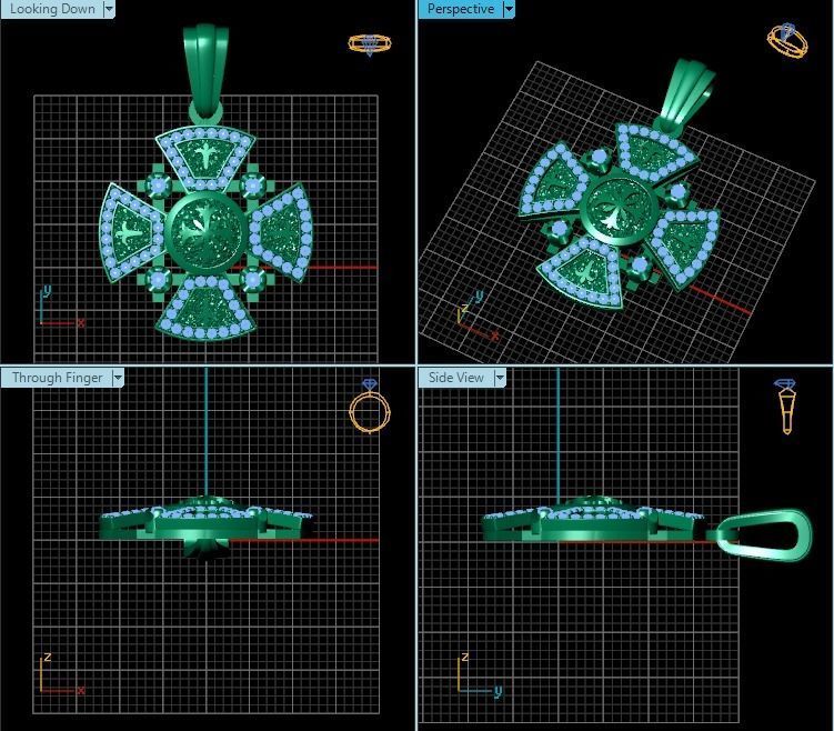  Pendant T00740 3D print model_2