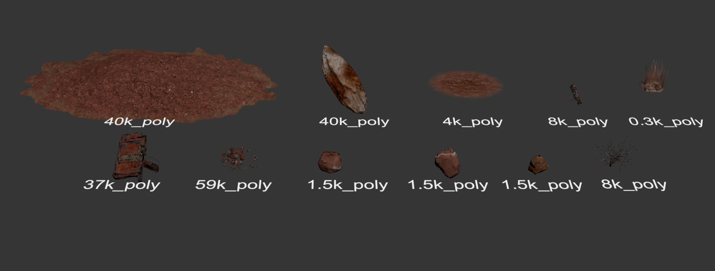 canyon pack Low-poly 3D model_5